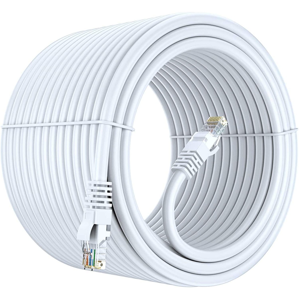 FEDUS Cat6 Ethernet Cable, 15 Meter High Speed 550MHZ / 10 Gigabit Speed UTP LAN Cable, Network Cable Internet Cable RJ45 Cable LAN Wire