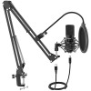 FIFINE T730 USB Microphone Kit with 16mm Capsule, Arm Stand, Shock Mount, Pop Filter for for Windows PC, Laptop, MAC, PS4 with Cardioid Pattern for Voice Recording, Podcast, YouTube Videos FIFINE T730 USB Microphone Kit with 16mm Capsule, Arm Stand, Shock Mount, Pop Filter for for Windows PC, Laptop, MAC, PS4 with Cardioid Pattern for Voice Recording, Podcast, YouTube Videos