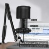 FIFINE USB Gaming Streaming Microphone Kit for PC Computer, Condenser Mic Set with Arm Stand Mute Button & Gain, Mic Studio Bundle for Podcast Recording Twitch Discord YouTube Zoom, USB C & A -T683 FIFINE USB Gaming Streaming Microphone Kit for PC Computer, Condenser Mic Set with Arm Stand Mute Button & Gain, Mic Studio Bundle for Podcast Recording Twitch Discord YouTube Zoom, USB C & A -T683