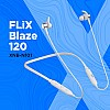 FLiX (Beetel) Blaze 120 Bluetooth Wireless in Ear Earphones with Mic (White)