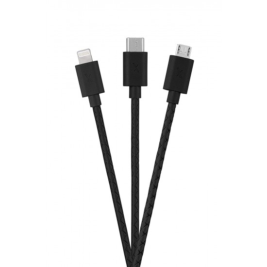 FLiX (Beetel) USB to Micro USB PVC Data Sync & 2A Fast Charging Cable (Black)