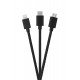 FLiX (Beetel) USB to Micro USB PVC Data Sync & 2A Fast Charging Cable (Black)