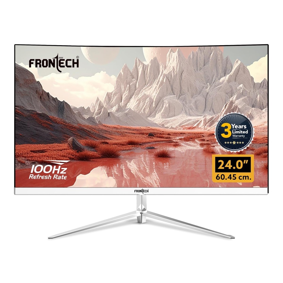 FRONTECH 20 Inch HD LED Monitor | Refresh Rate 60 Hz, 1600 X 900 Pixels | Wall Mountable Slim & Stylish Design with 16.7M Colors| HDMI & VGA Ports | Dual Input (MON-0074, Black)