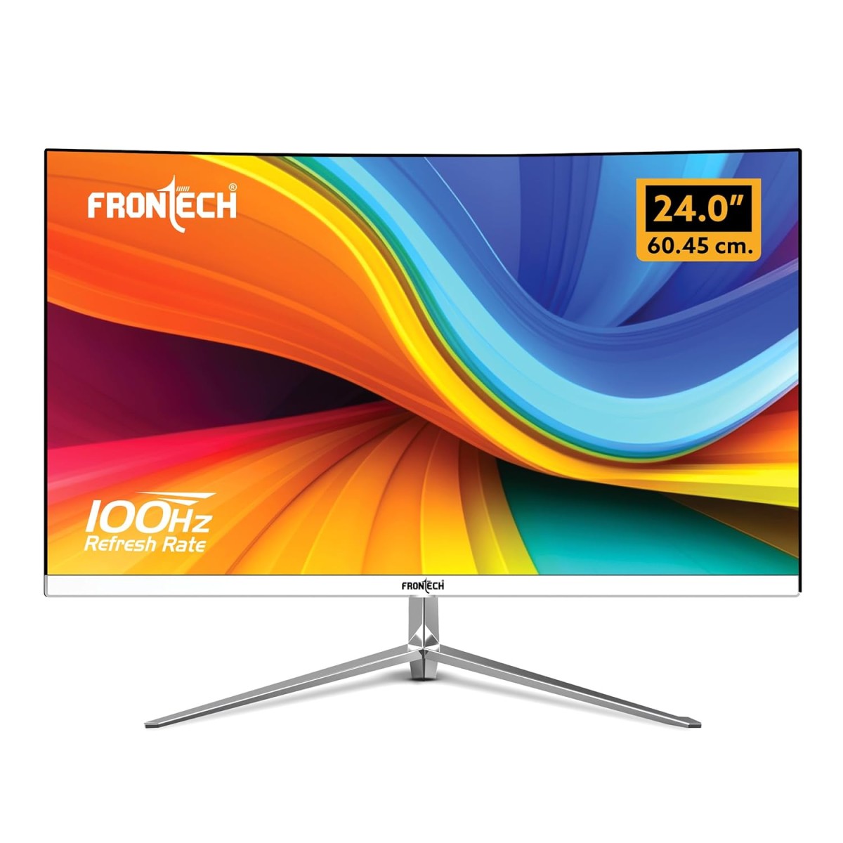 FRONTECH 20 Inch HD LED Monitor | Refresh Rate 60 Hz, 1600 X 900 Pixels | Wall Mountable Slim & Stylish Design with 16.7M Colors| HDMI & VGA Ports | Dual Input (MON-0074, Black)
