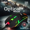 FRONTECH Wired Gaming Combo Keyboard and Optical Mouse with RGB Backlight Effects| 104 Membrane Keys | USB Plug & Play | Ergonomic & Comfortable Design (KB-0040, Black)
