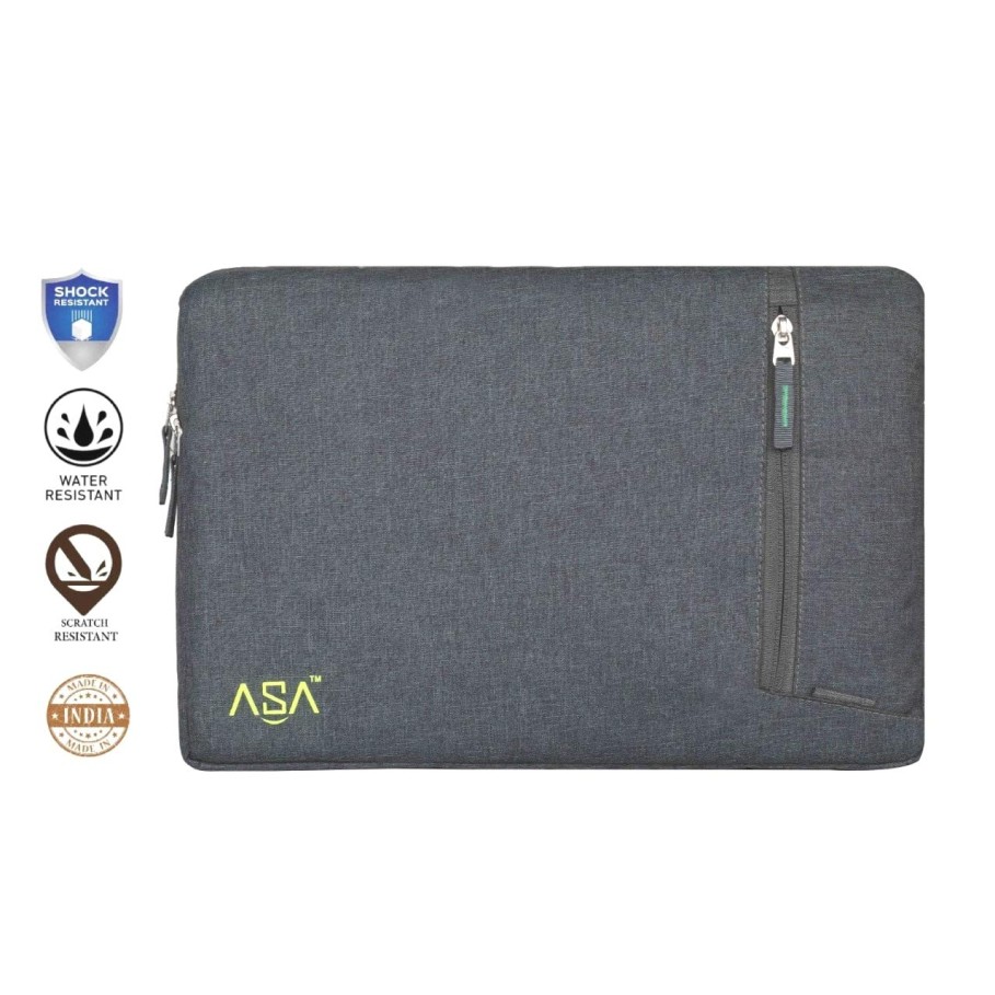 Fabric 16 inches for Gaming Laptop Sleeve with Shock and Water Resistance, Design, Main Utility Pocket