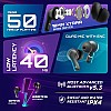 Fastrack Fpods FZ100 TWS in-Ear Earbuds with Mega 50 Hrs Playtime|Extra Deep Bass Driver|Quad Mic ENC for Clear Calls|Ultra Low 40ms Latency Gaming Mode|NitroFast Charge-200 Min in 10 Min-Black