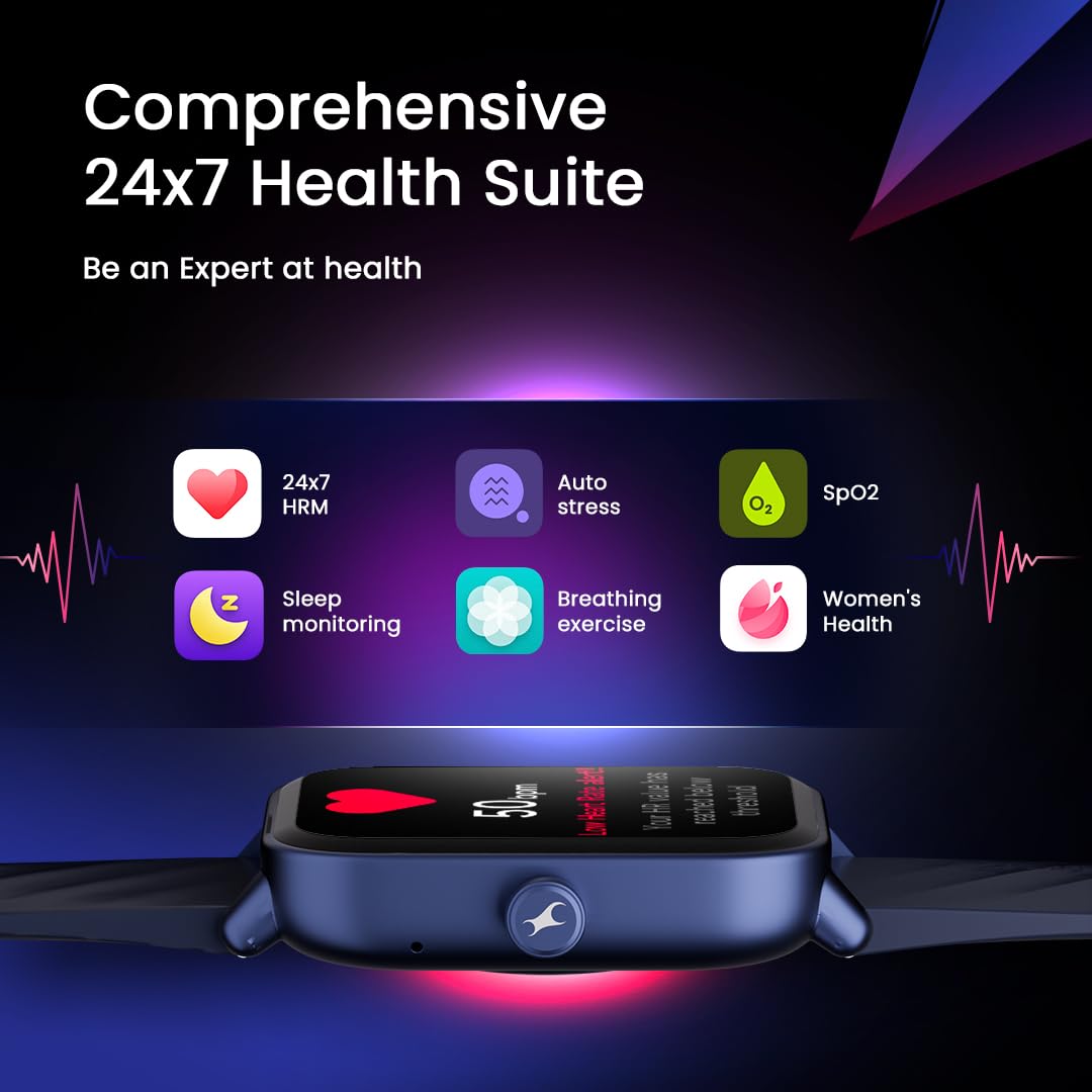 Fastrack Limitless Glide X 1.83" Smartwatch for Men & Women Black Fastrack Limitless Glide X 1.83" Smartwatch for Men & Women Black