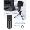 Fifine K683A USB Desktop PC Microphone with Pop Filter for Computer and Mac, Studio Condenser Mic with Gain Control, Mute Button, Headphone Jack & Extra USB-C Plug Fifine K683A USB Desktop PC Microphone with Pop Filter for Computer and Mac, Studio Condenser Mic with Gain Control, Mute Button, Headphone Jack & Extra USB-C Plug