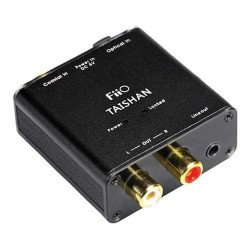 FiiO D03K Coaxial-Optical to Stereo Audio Converter Black