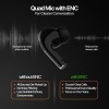 Fire-Boltt Aero TWS Earbuds Custom EQ, Wireless Bluetooth 5.4, Music & App Support, 50H Playtime, Fast Charging Black