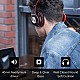 Fire-Boltt Blast 1000 Hi-Fi Stereo Over-Ear Wireless Bluetooth Headphones with Foldable Earmuffs, 20-Hours Playtime & Built-in Mic (Black)