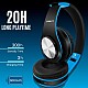 Fire-Boltt Blast 1000 Hi-Fi Stereo Over-Ear Wireless Bluetooth Headphones with Foldable Earmuffs, 20-Hours Playtime & Built-in Mic (Black)