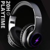 Fire-Boltt Blast 1200 On-Ear Bluetooth Headphones with Glow Lights, 20H Playtime, 1000mAh Battery and Shocking Bass and Built in Mic Fire-Boltt Blast 1200 On-Ear Bluetooth Headphones with Glow Lights, 20H Playtime, 1000mAh Battery and Shocking Bass and Built in Mic