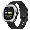 Fire-Boltt Collide 1.32" Display Smartwatch, Bluetooth Calling with Body Shielding Metal Paint, Single BT Connection, BT 2.0 Ultra Low Power Consumption, SpO2 (Silver Black)