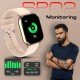 Fire-Boltt Ninja 2 Max 1.5 inches(3.9cm) Full Touch,SpO2,Heart Rate Tracking 20 Sports Mode Sleep Monitor,IP68 (Rose Gold, L)