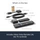 Fire TV Stick Lite with all-new Alexa Voice Remote Lite (no TV controls), HD streaming device | Now with App controls