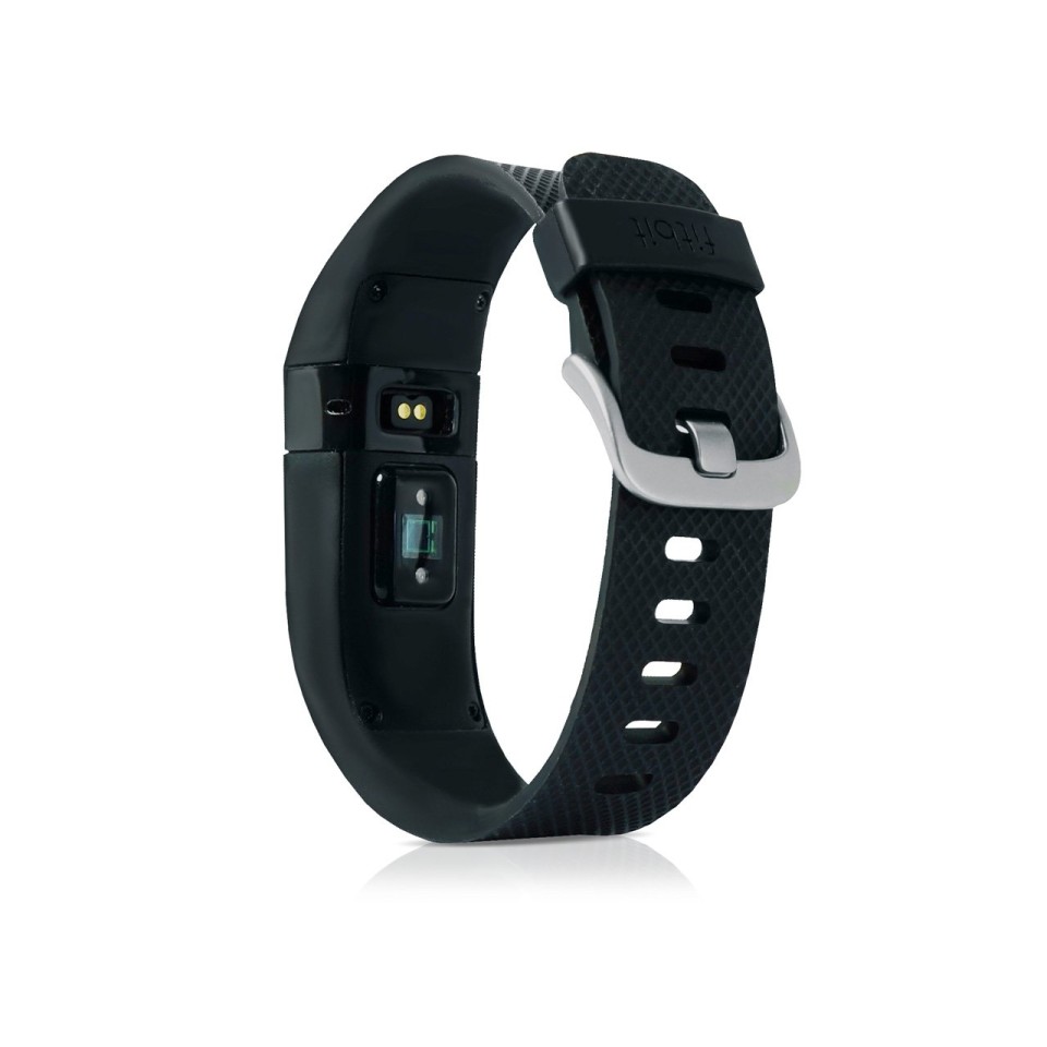 Fitbit Charge HR Heart Rate and Activity Wristband, Large (Black)