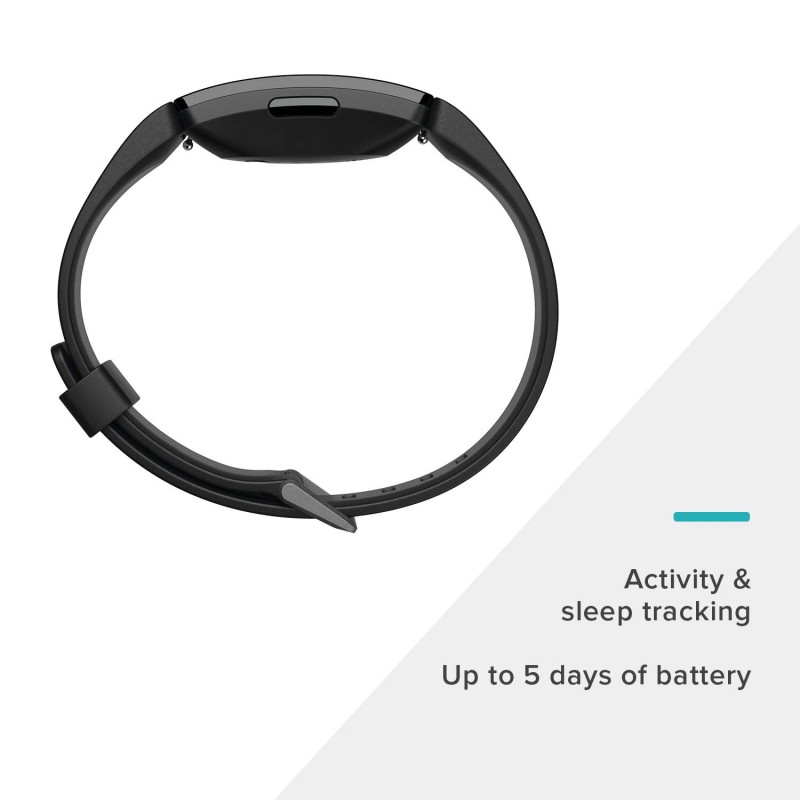 Fitbit Inspire HR Health and Fitness Tracker with Heart Rate (Black) Fitbit Inspire HR Health and Fitness Tracker with Heart Rate (Black)