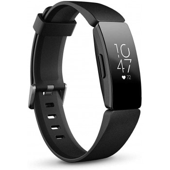 Fitbit Inspire HR Health and Fitness Tracker with Heart Rate (Black)