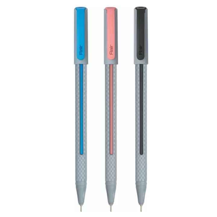Flair Yolo Ball Point Pen Pack of 50 Blue,Black and Red