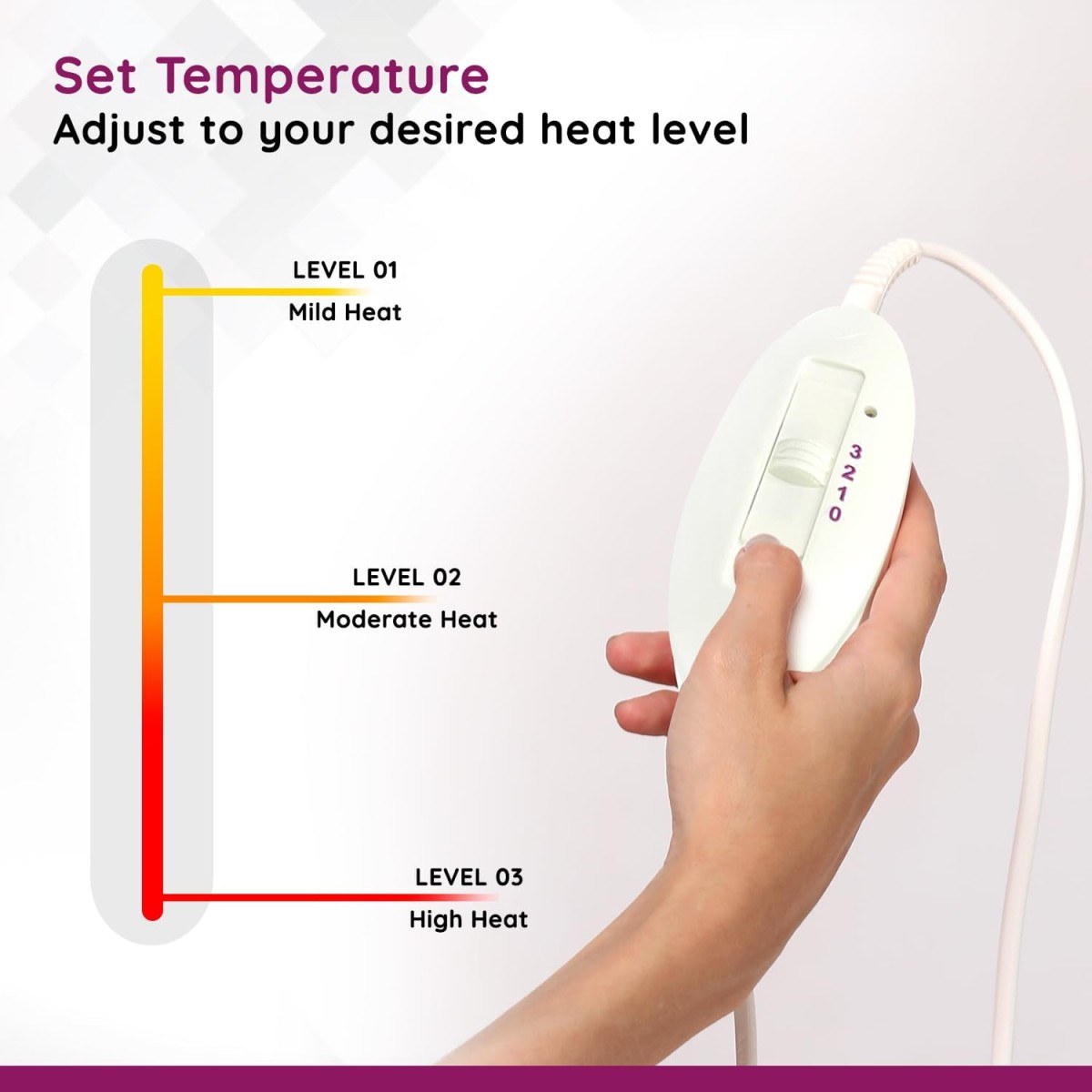 Flamingo HC 1002 Orthopaedic Heating Belt (X-Large) (White)