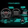 Flashfire Suzuka 900R Racing Wheel Set With Clutch pedals and H-shifter for PC, PS3, PS4, Xbox 360, XBOX ONE and Nintendo Switch(Es900R)