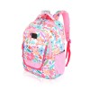Spring Floral Printed School 32 L बैकपैक (गुलाबी)