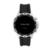 Fossil Gen 5 (46mm, black) Garrett Silicone Touchscreen Men's Smartwatch with Speaker, Heart Rate, GPS, Music storage and Smartphone Notifications - FTW4041