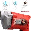 Foster FPD-010A 10 millimeters Chuck Size 400-Watt Pistol Grip Drill Machine for Home,red