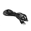 Foxmicro FMPS3CAB01 PS3, PSP Mini USB Cable Charging Cable Data Transfer Cable for PS3 (Black)