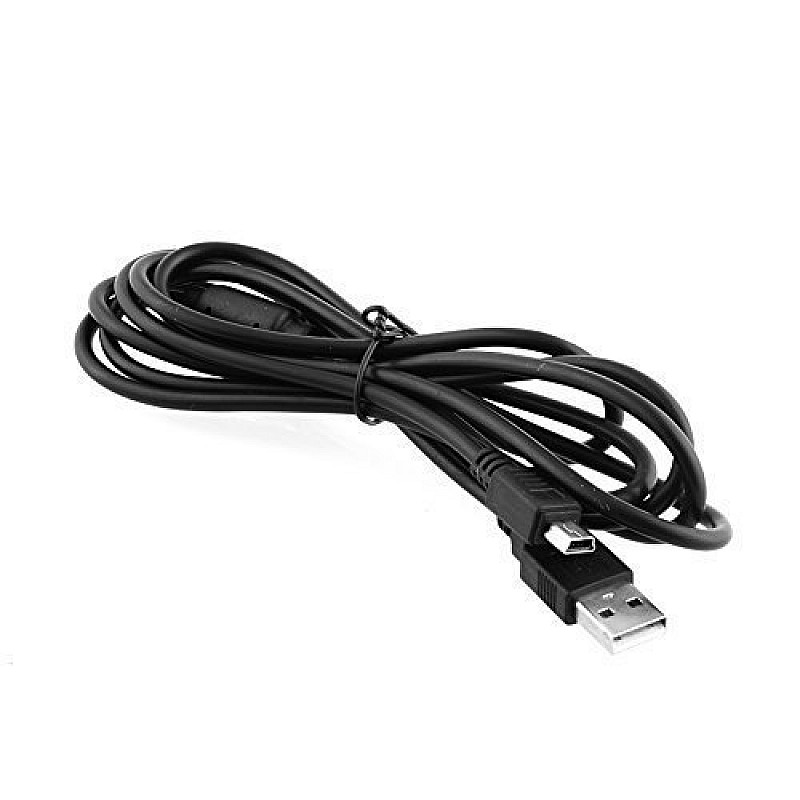 Foxmicro FMPS3CAB01 PS3, PSP Mini USB Cable Charging Cable Data Transfer Cable for PS3 (Black)