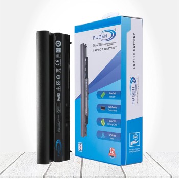 Fugen 6 Cell Laptop Battery for de-ll Latitude E6120, E6220, E6230, E6320, E6320 XFR, E6330, E6430S, 09K6P Black