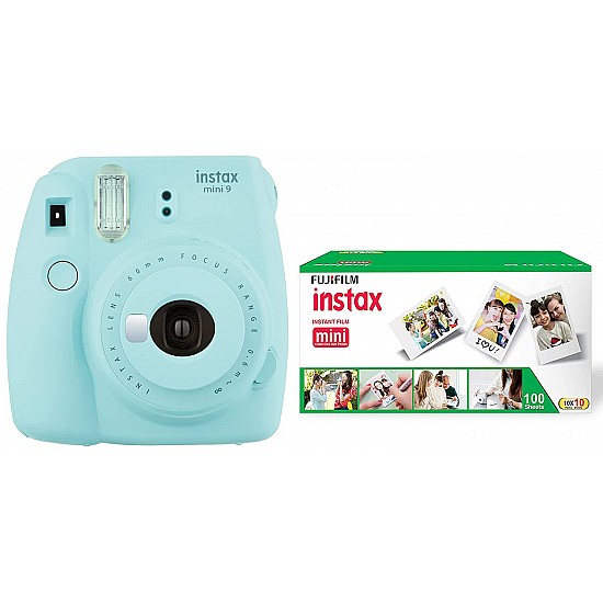 Fujifilm Instax Mini 9 Instant Camera (Ice Blue) -