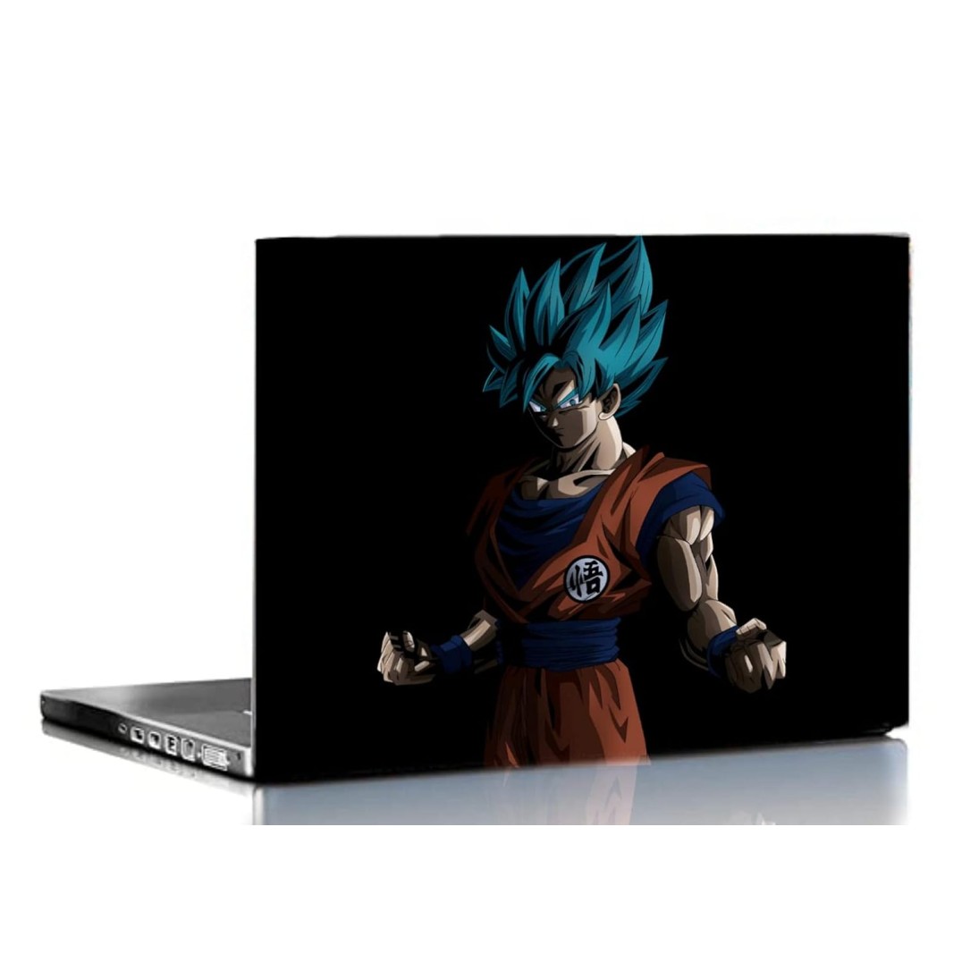 Full Laptop Skin Bubble-Free HD Quality Sticker for Laptops Upto 15.6" Compatible with Apple & etc Goku