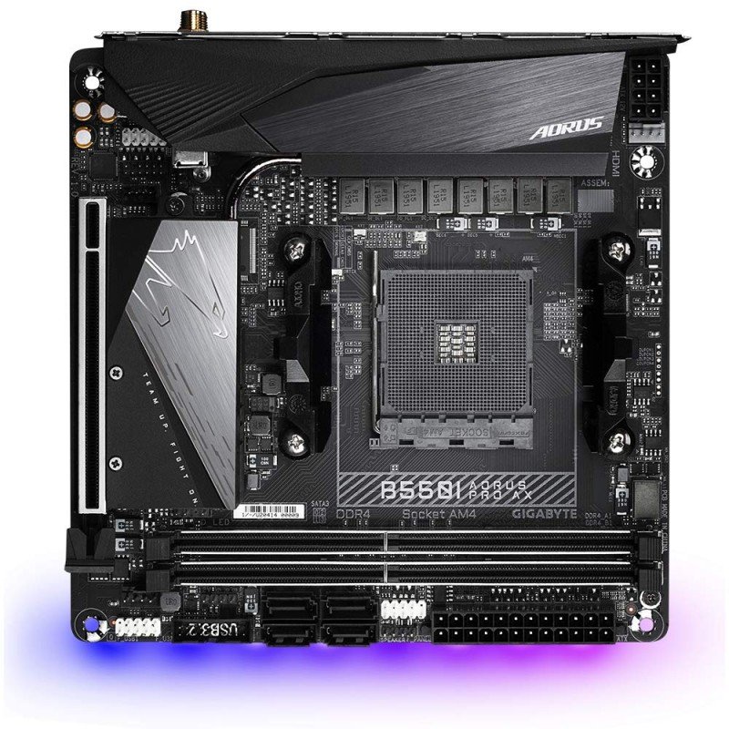 GIGABYTE B550M Ds3H Ultra Durable Micro ATX Motherboard with Pure Digital Vrm Solution, Pcie 4.0 X16 Slot, RGB Fusion 2.0, Q-Flash Plus, Ddr4 Sdram GIGABYTE B550M Ds3H Ultra Durable Micro ATX Motherboard with Pure Digital Vrm Solution, Pcie 4.0 X16 Slot, RGB Fusion 2.0, Q-Flash Plus, Ddr4 Sdram