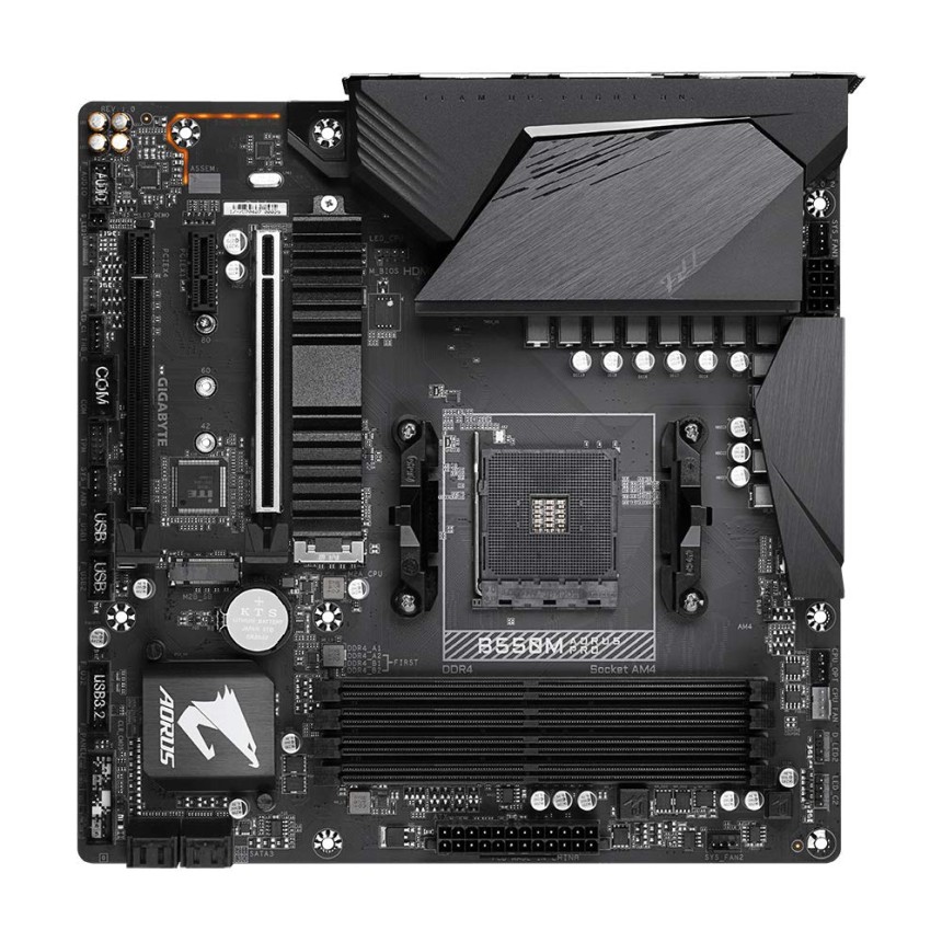GIGABYTE B550M Ds3H Ultra Durable Micro ATX Motherboard with Pure Digital Vrm Solution, Pcie 4.0 X16 Slot, RGB Fusion 2.0, Q-Flash Plus, Ddr4 Sdram