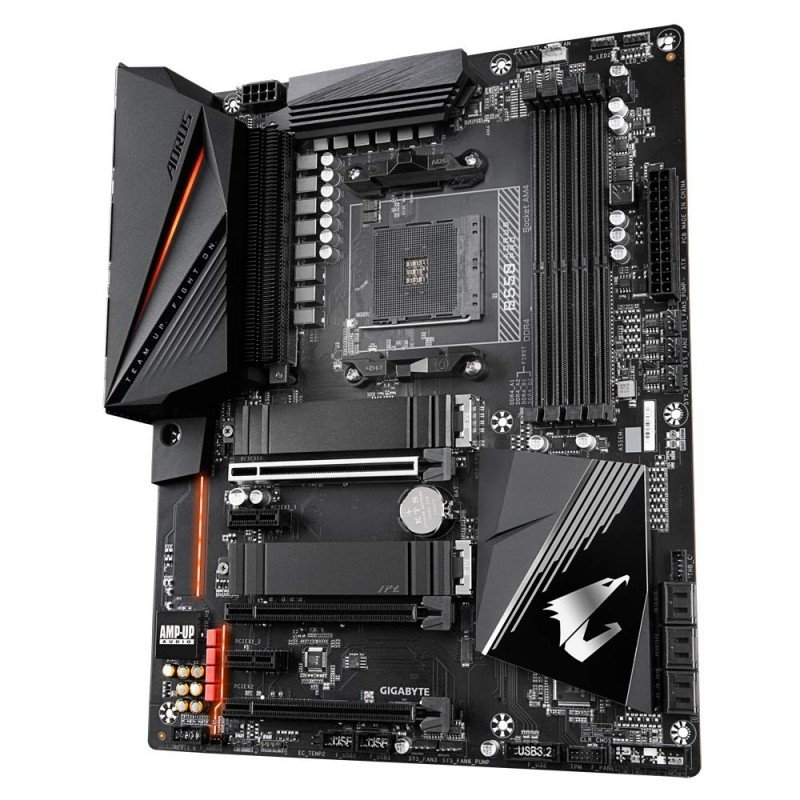 GIGABYTE B550M Ds3H Ultra Durable Micro ATX Motherboard with Pure Digital Vrm Solution, Pcie 4.0 X16 Slot, RGB Fusion 2.0, Q-Flash Plus, Ddr4 Sdram GIGABYTE B550M Ds3H Ultra Durable Micro ATX Motherboard with Pure Digital Vrm Solution, Pcie 4.0 X16 Slot, RGB Fusion 2.0, Q-Flash Plus, Ddr4 Sdram