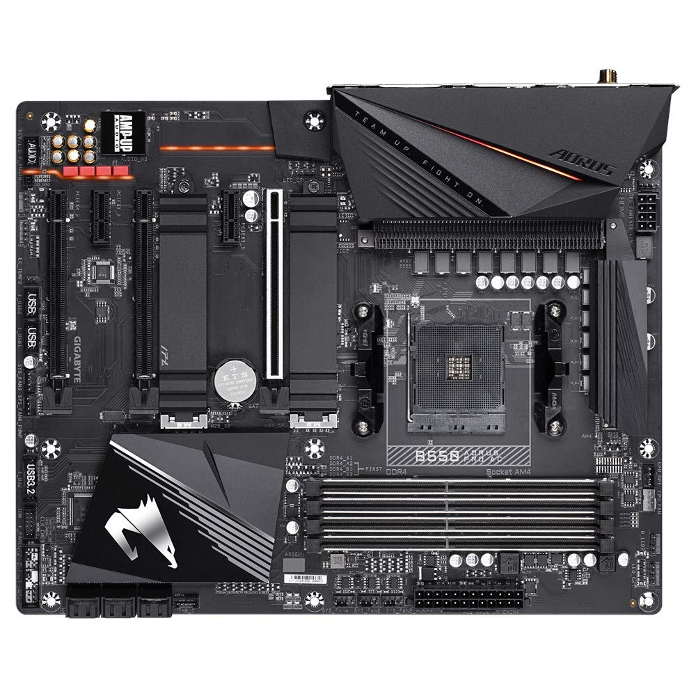 GIGABYTE B550M Ds3H Ultra Durable Micro ATX Motherboard with Pure Digital Vrm Solution, Pcie 4.0 X16 Slot, RGB Fusion 2.0, Q-Flash Plus, Ddr4 Sdram