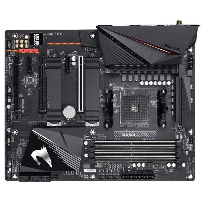 GIGABYTE B550M Ds3H Ultra Durable Micro ATX Motherboard with Pure Digital Vrm Solution, Pcie 4.0 X16 Slot, RGB Fusion 2.0, Q-Flash Plus, Ddr4 Sdram GIGABYTE B550M Ds3H Ultra Durable Micro ATX Motherboard with Pure Digital Vrm Solution, Pcie 4.0 X16 Slot, RGB Fusion 2.0, Q-Flash Plus, Ddr4 Sdram