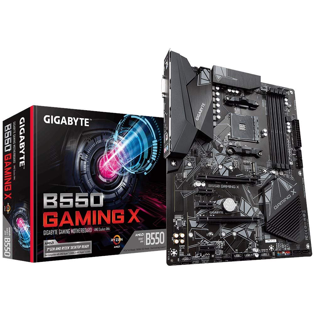GIGABYTE B550M Ds3H Ultra Durable Micro ATX Motherboard with Pure Digital Vrm Solution, Pcie 4.0 X16 Slot, RGB Fusion 2.0, Q-Flash Plus, Ddr4 Sdram