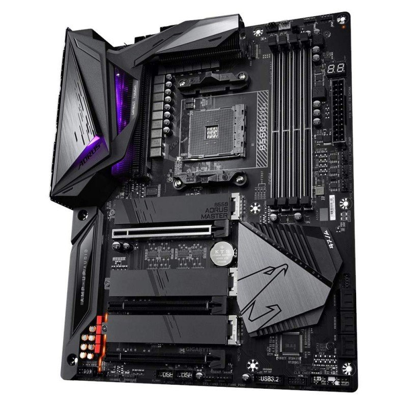 GIGABYTE B550M Ds3H Ultra Durable Micro ATX Motherboard with Pure Digital Vrm Solution, Pcie 4.0 X16 Slot, RGB Fusion 2.0, Q-Flash Plus, Ddr4 Sdram GIGABYTE B550M Ds3H Ultra Durable Micro ATX Motherboard with Pure Digital Vrm Solution, Pcie 4.0 X16 Slot, RGB Fusion 2.0, Q-Flash Plus, Ddr4 Sdram