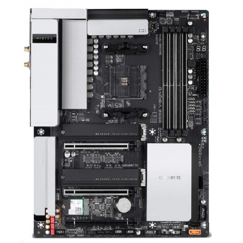 GIGABYTE B550M Ds3H Ultra Durable Micro ATX Motherboard with Pure Digital Vrm Solution, Pcie 4.0 X16 Slot, RGB Fusion 2.0, Q-Flash Plus, Ddr4 Sdram GIGABYTE B550M Ds3H Ultra Durable Micro ATX Motherboard with Pure Digital Vrm Solution, Pcie 4.0 X16 Slot, RGB Fusion 2.0, Q-Flash Plus, Ddr4 Sdram