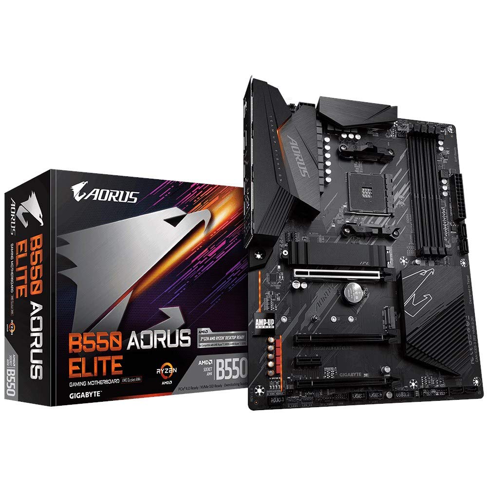 GIGABYTE B550M Ds3H Ultra Durable Micro ATX Motherboard with Pure Digital Vrm Solution, Pcie 4.0 X16 Slot, RGB Fusion 2.0, Q-Flash Plus, Ddr4 Sdram