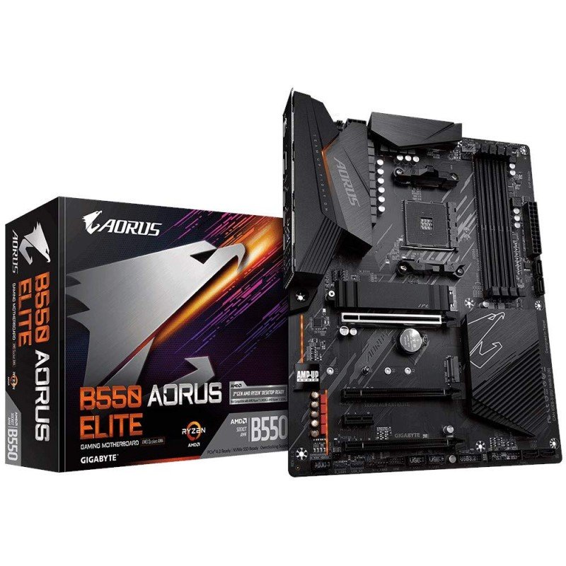 GIGABYTE B550M Ds3H Ultra Durable Micro ATX Motherboard with Pure Digital Vrm Solution, Pcie 4.0 X16 Slot, RGB Fusion 2.0, Q-Flash Plus, Ddr4 Sdram GIGABYTE B550M Ds3H Ultra Durable Micro ATX Motherboard with Pure Digital Vrm Solution, Pcie 4.0 X16 Slot, RGB Fusion 2.0, Q-Flash Plus, Ddr4 Sdram