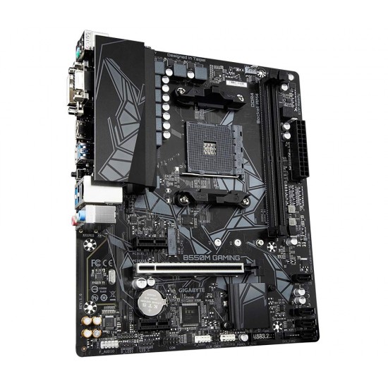 GIGABYTE B550M Gaming with Pure Digital VRM Solution PCIe 4.0 3.0 x4 M.2 RGB Fusion 2.0 Smart Fan 5 Q-Flash Plus