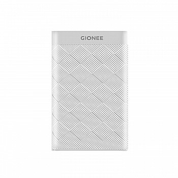 GIONEE 10000 mAh Fast Charging 15 W Power Bank PB10K1D (White)