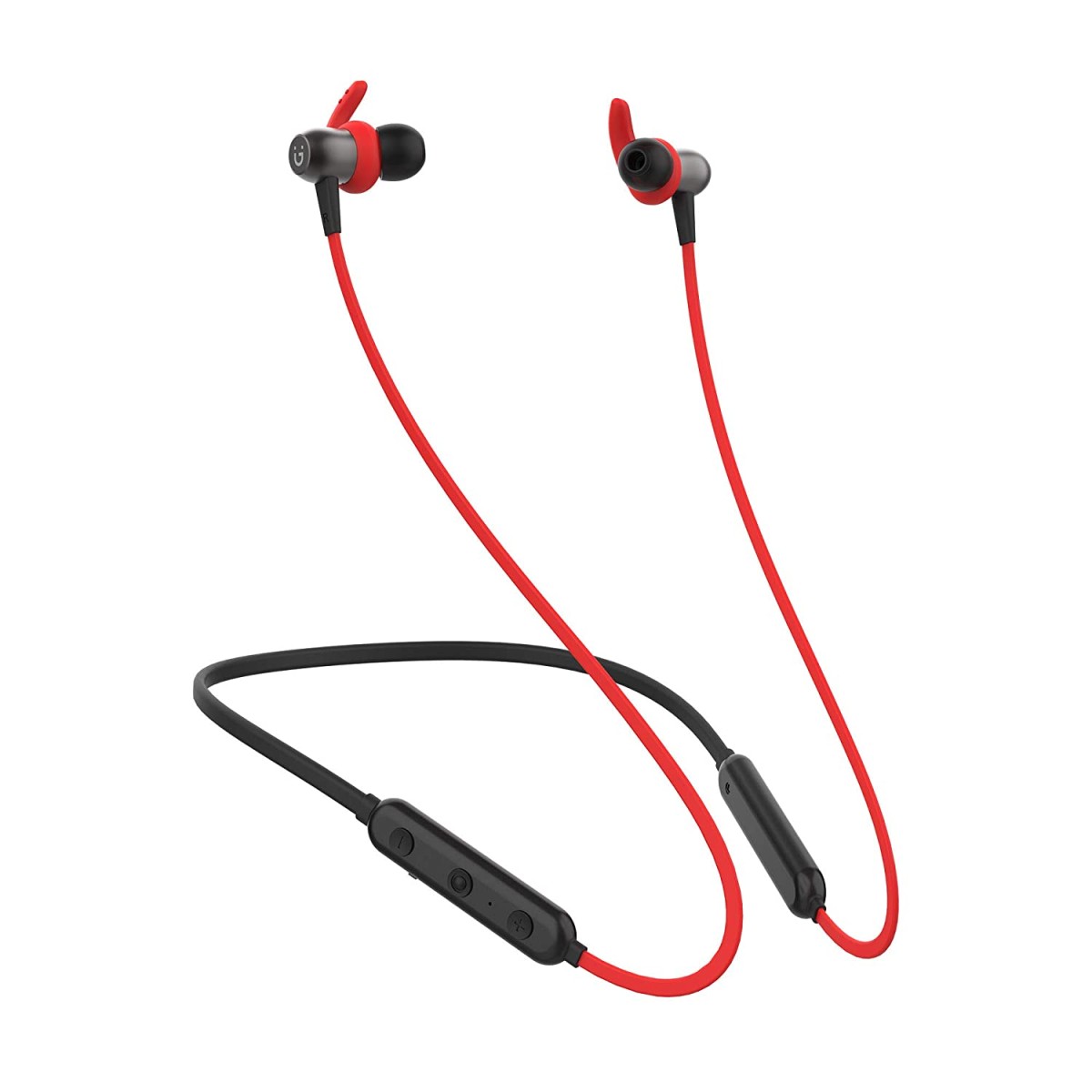 GIONEE Trance 103 Wireless in Ear Neckband Headphone with Mic (Red)