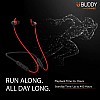 GIONEE Trance 103 Wireless in Ear Neckband Headphone with Mic (Red)