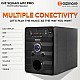 GIZMORE GIZ Squad 4112 Pro Home Entertainment 40 Watt & High BASS Multi Connectivity Bluetooth, AUX, USB, FM Radio & Micro SD Card 4.1 Channel Multimedia Speaker with Remote Control, Black